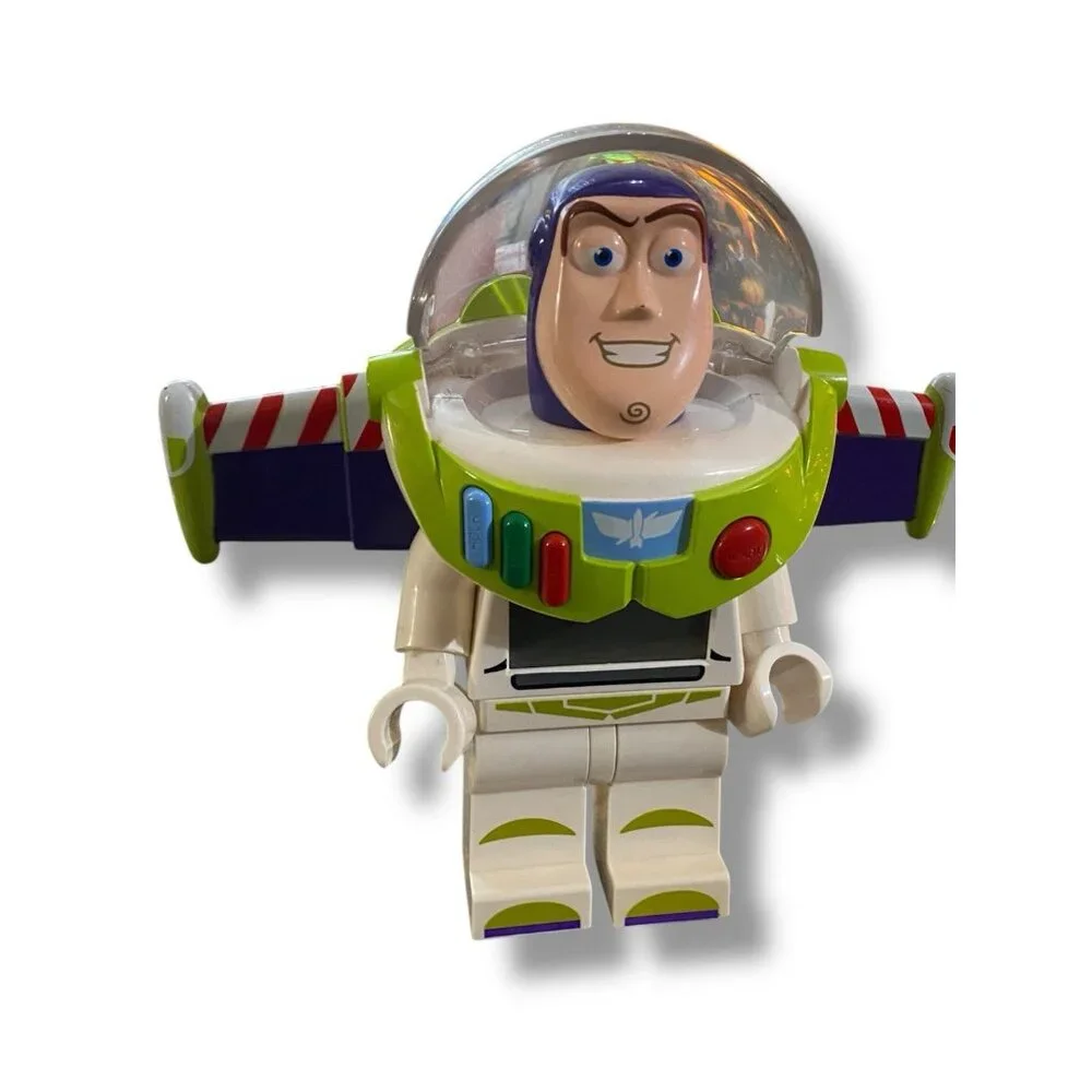 Toy Story 3 Buzz Lightyear Lego Alarm Clock Figure 9" Limited Rare Disney Tested - Picture 1 of 5